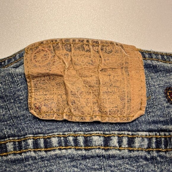 Z. Cavaricci Blue Jeans with Brown Embroidery - Picture 9 of 16